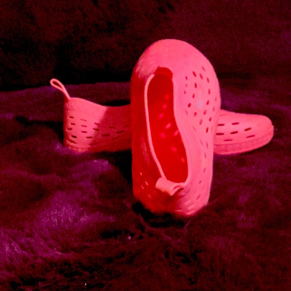 Pink swim shoes